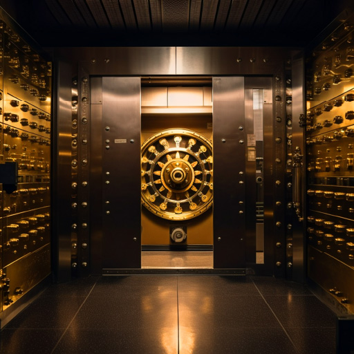 A bank vault.