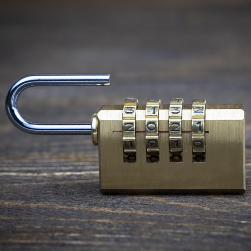 A combination lock with the dials set to 2021, indicating the article will discuss FDIC insurance limits in 2021.